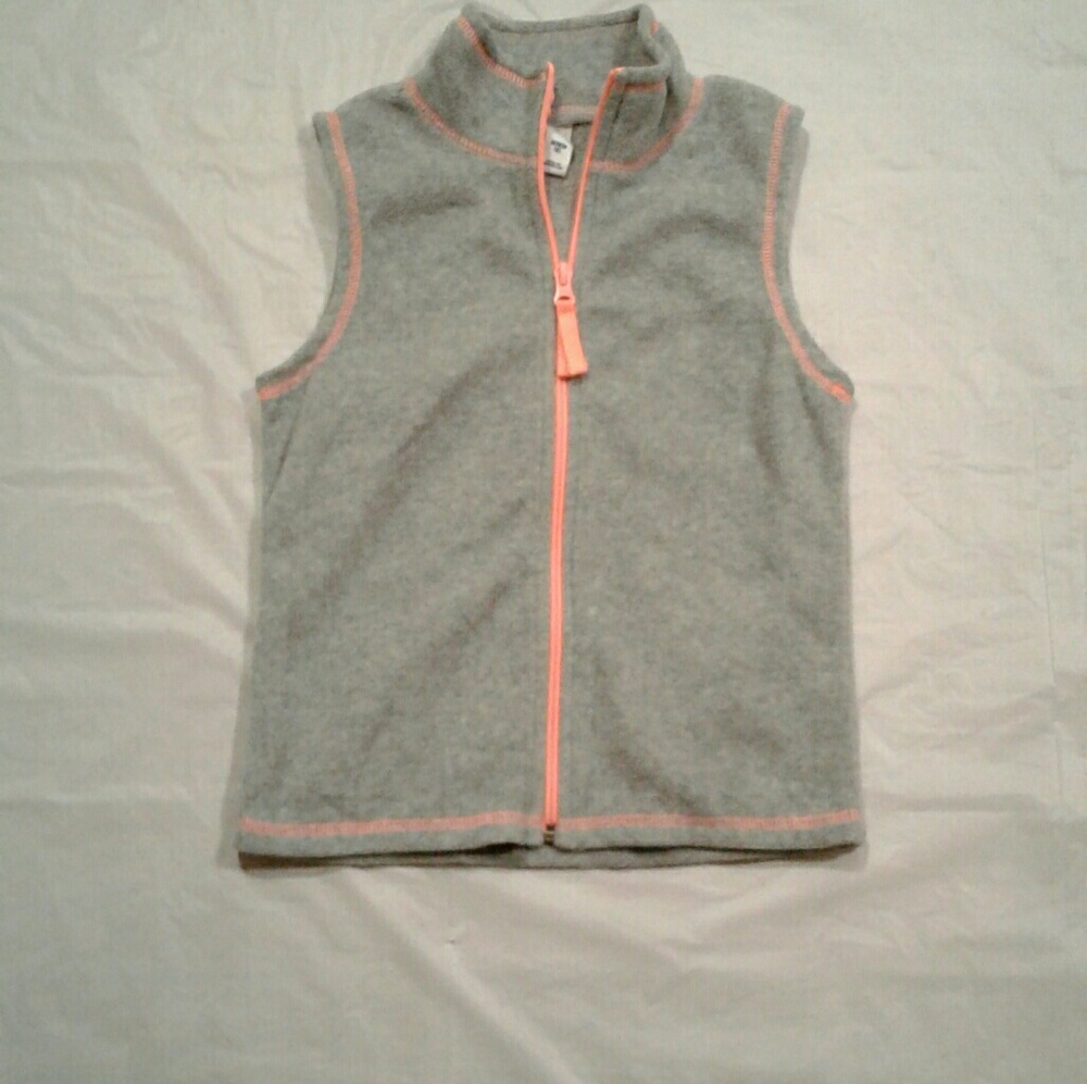 Grey and pink old navy vest